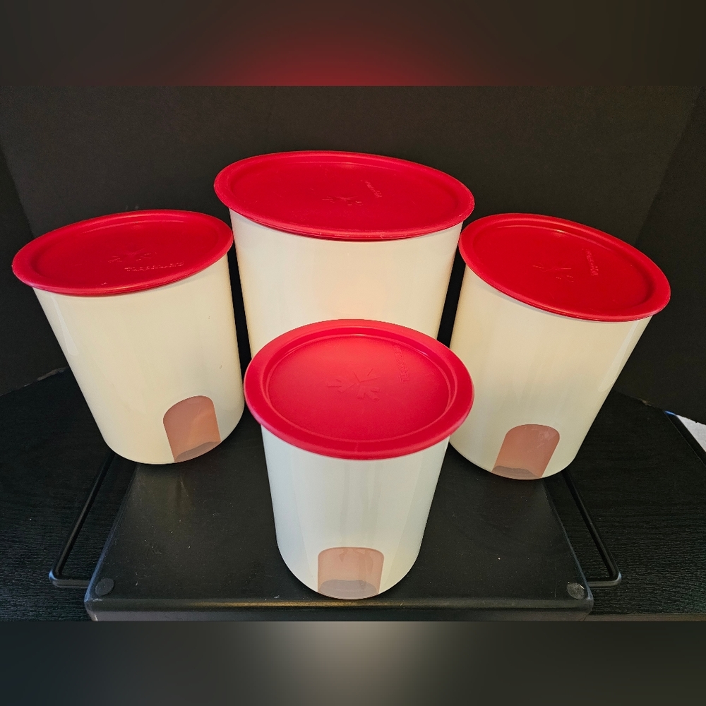 Tupperware canisters